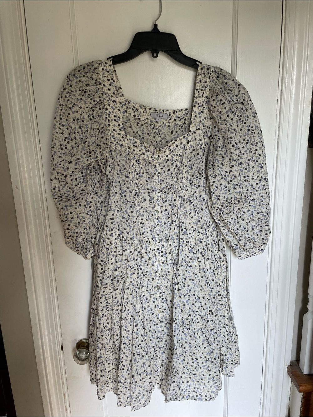 Rails Pippa Cotton Dress in the Watercolor Buds Sz Small Floral cottagecore